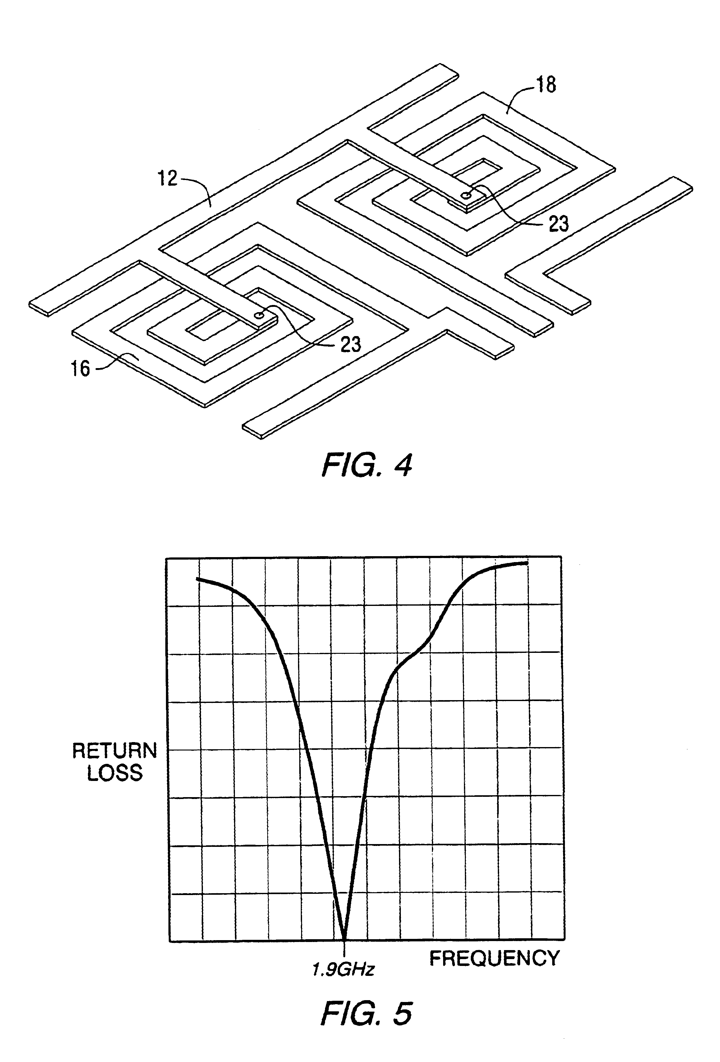 Wideband low profile spiral-shaped transmission line antenna