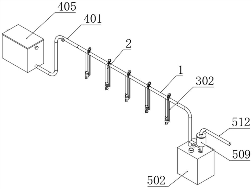 Efficient spraying equipment for agricultural forest seeds in greenhouse