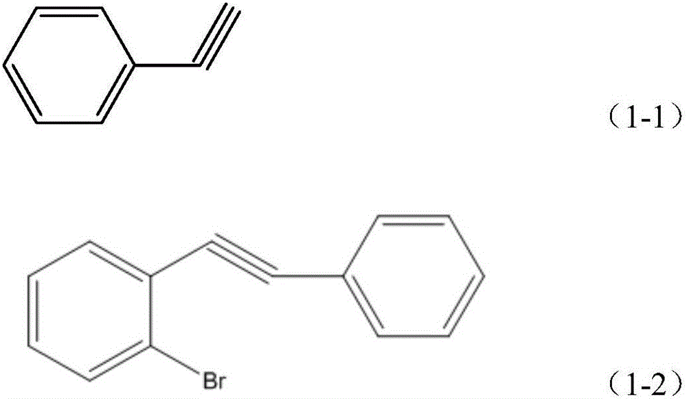 Phenyl anthracene silole derivative organic optoelectronic material and synthetic method thereof