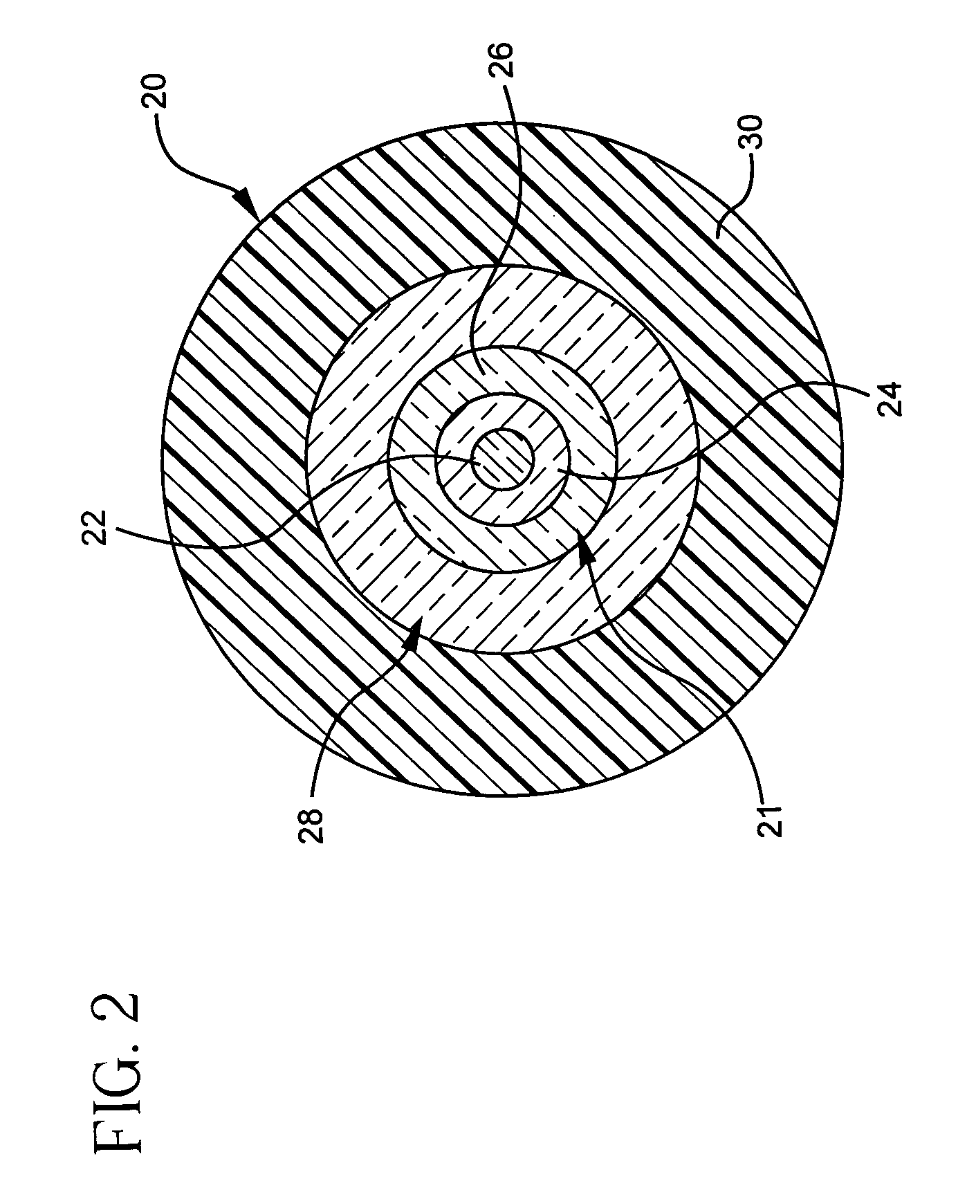 Dispersion compensating fiber for low slope transmission fiber and optical transmission line utilizing same