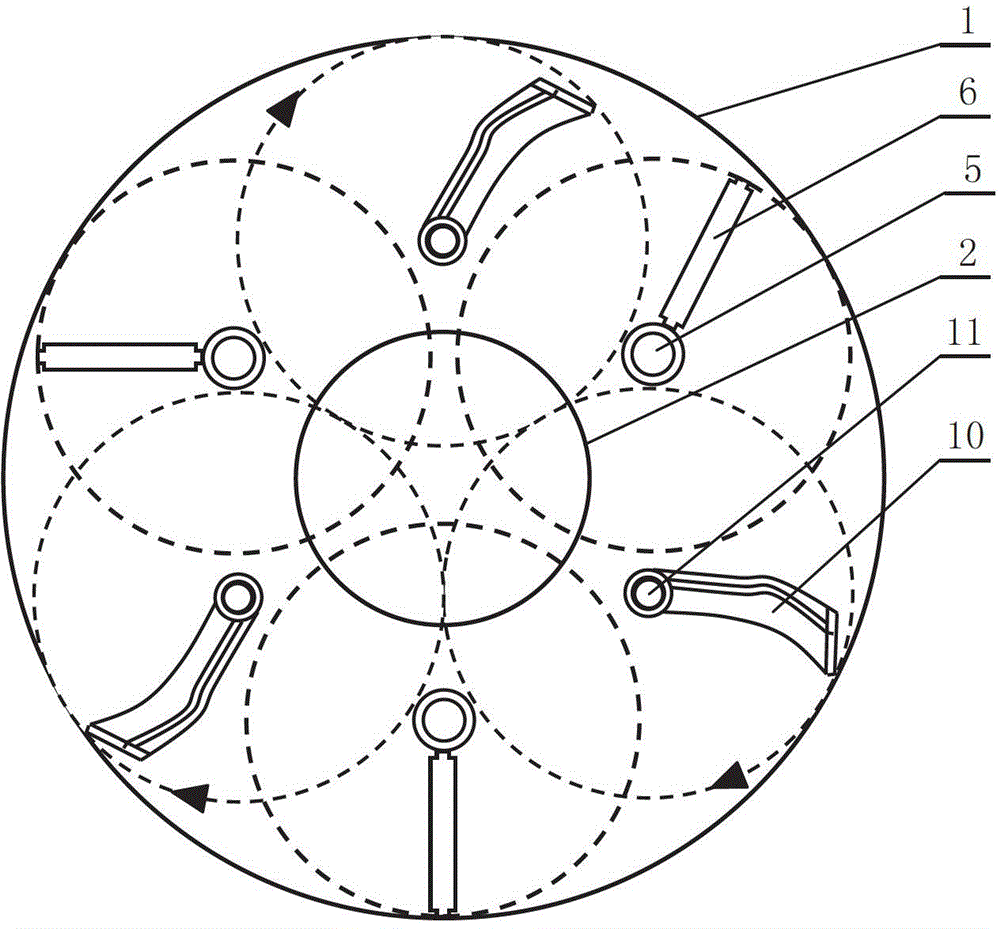 Rotary-cut type integrated central feeding machine