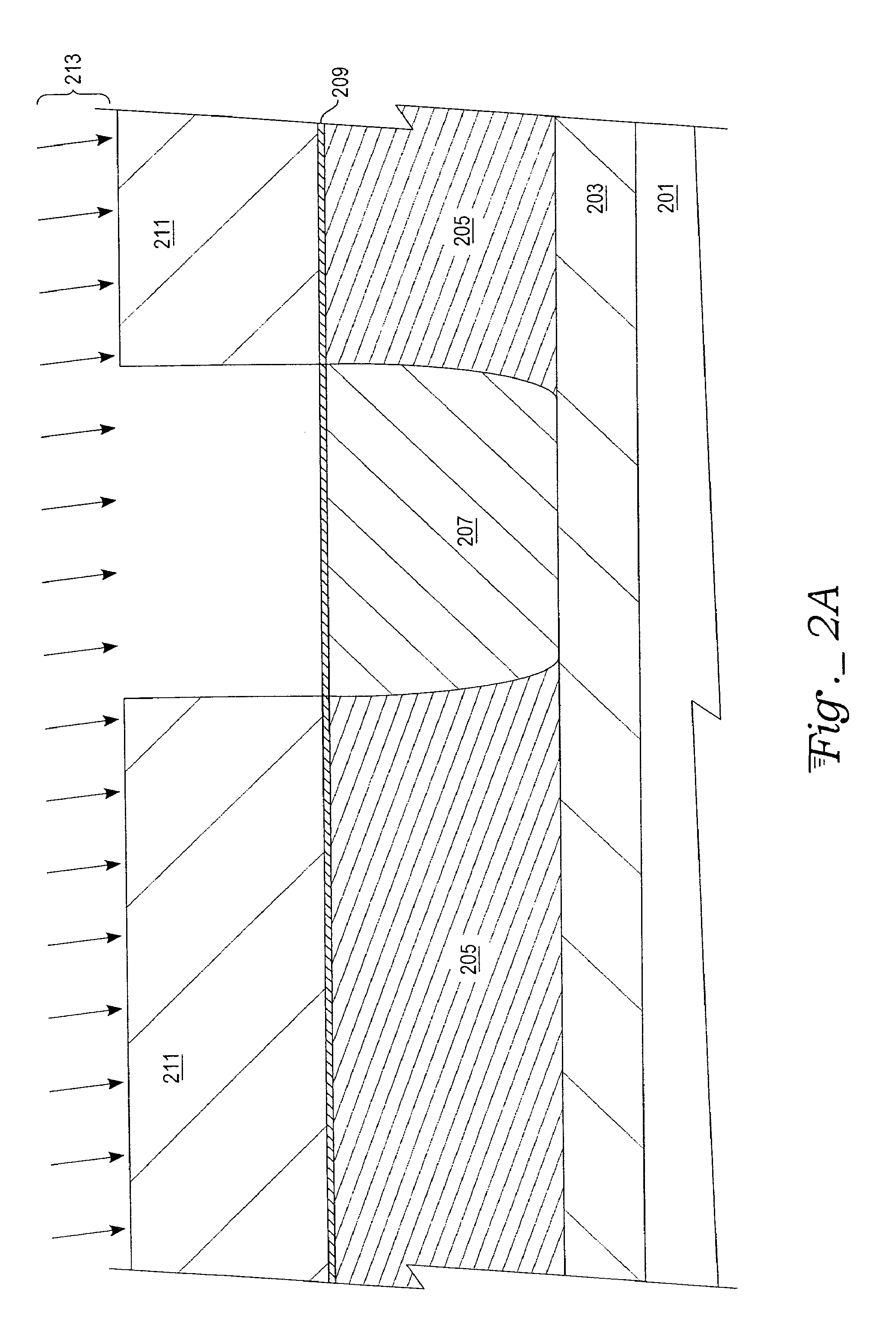 Reduced electric field DMOS using self-aligned trench isolation