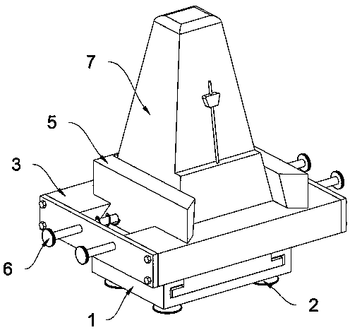 Combined metronome fixing device convenient to disassemble and assemble for music teaching