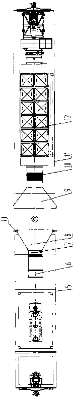 Plane jet type metro tunnel blowing device