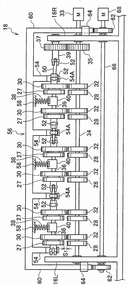 Recording medium conveying mechanism and recording medium processing device