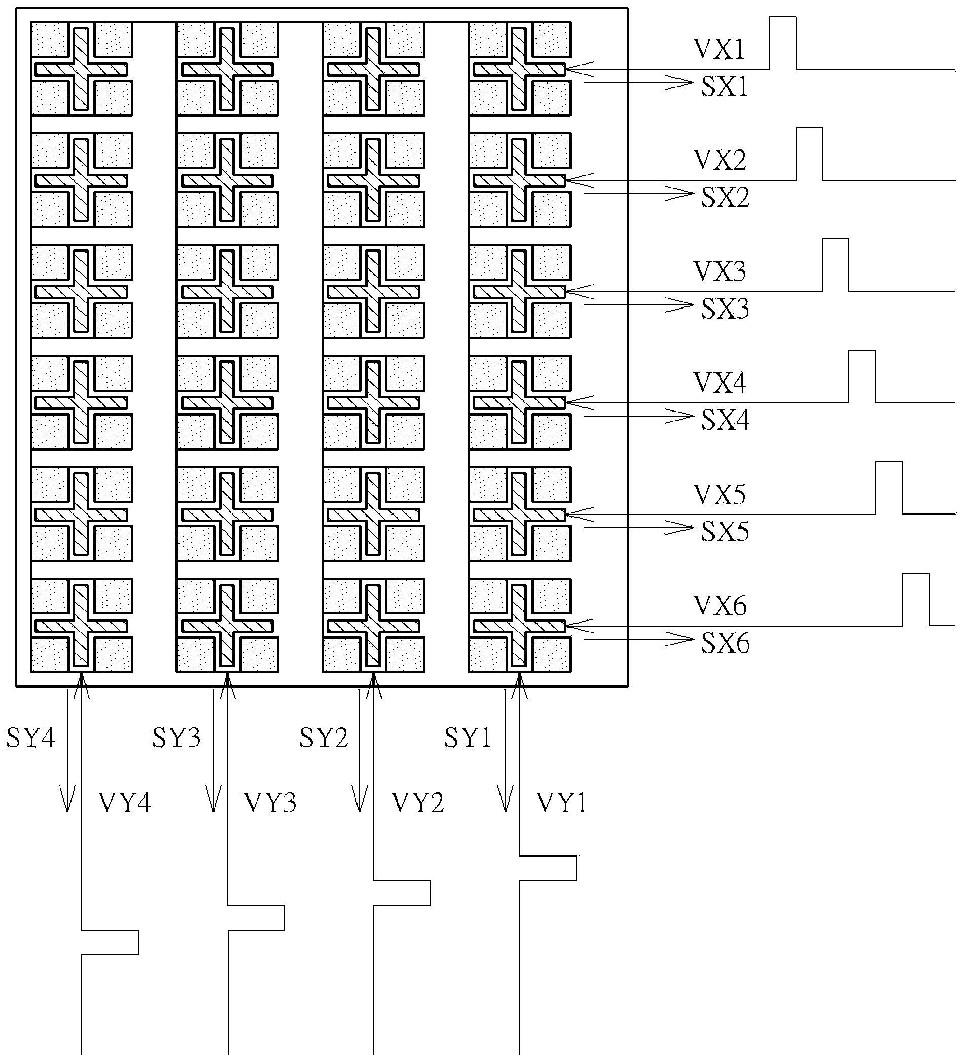 Drive induction method of single layer multipoint mutual capacitive touch screen