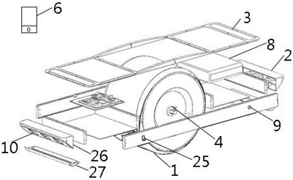 Single-wheel self-balancing scooter