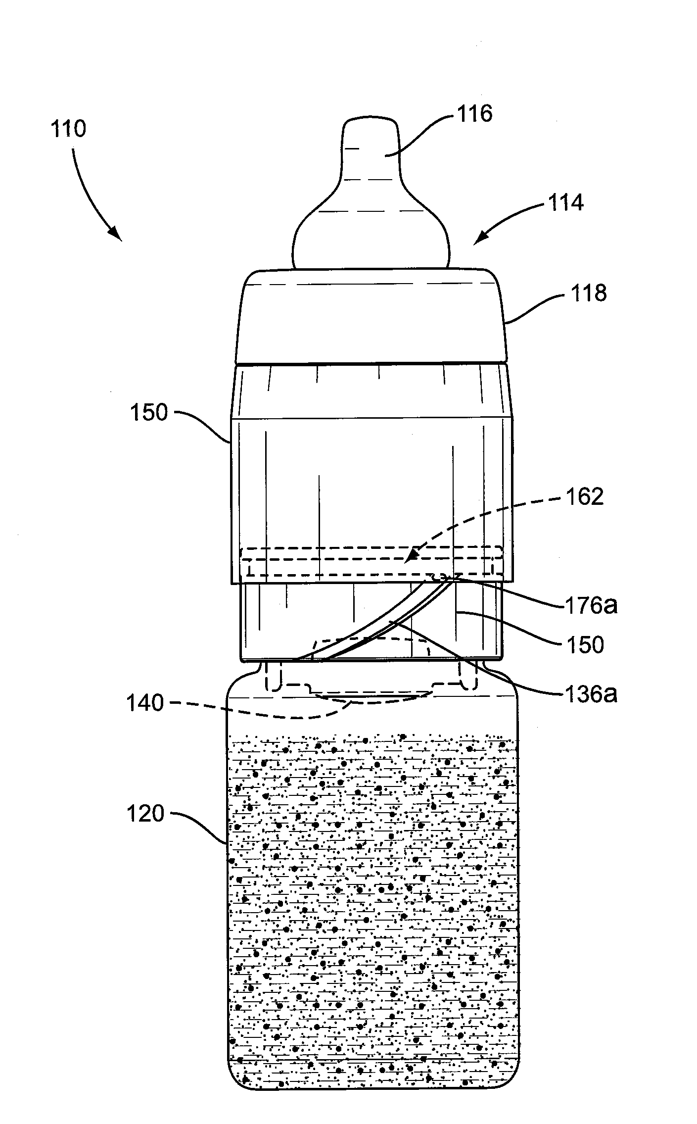 Quick Mixing Baby Formula Cylinder and System