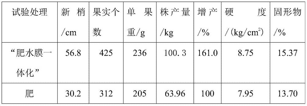 A method of improving the utilization rate of fertilizer and water in dry land orchard