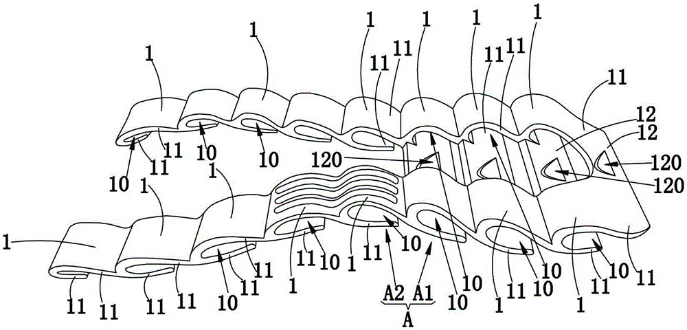 Rebound power assisting device for shoe sole