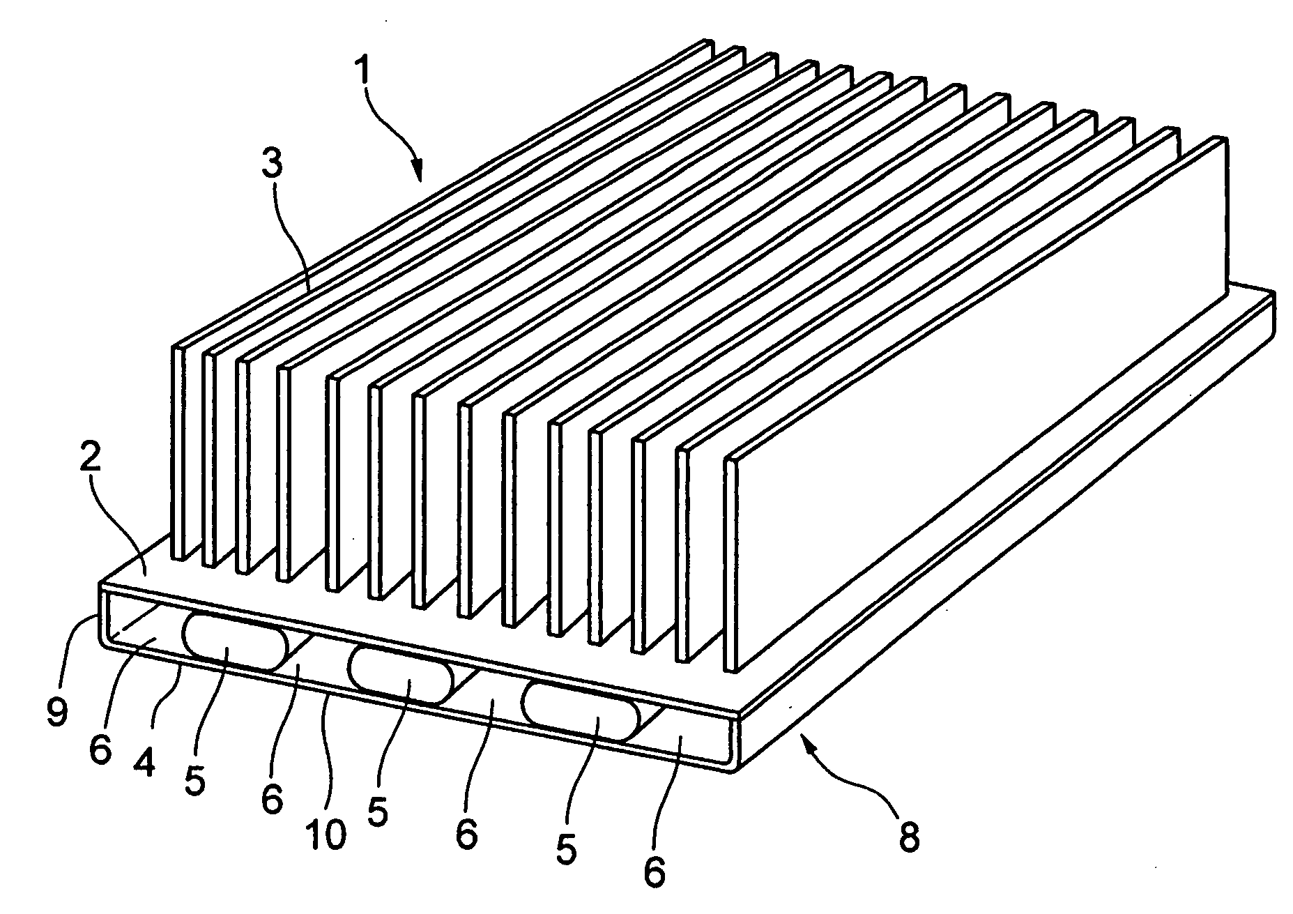 Heat sink with heat pipes and method for manufacturing the same