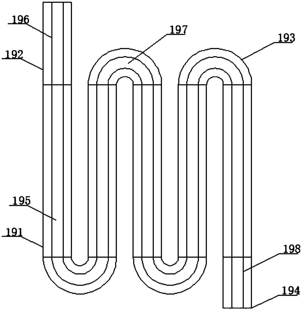 Auxiliary cooling device for outdoor electric cabinet