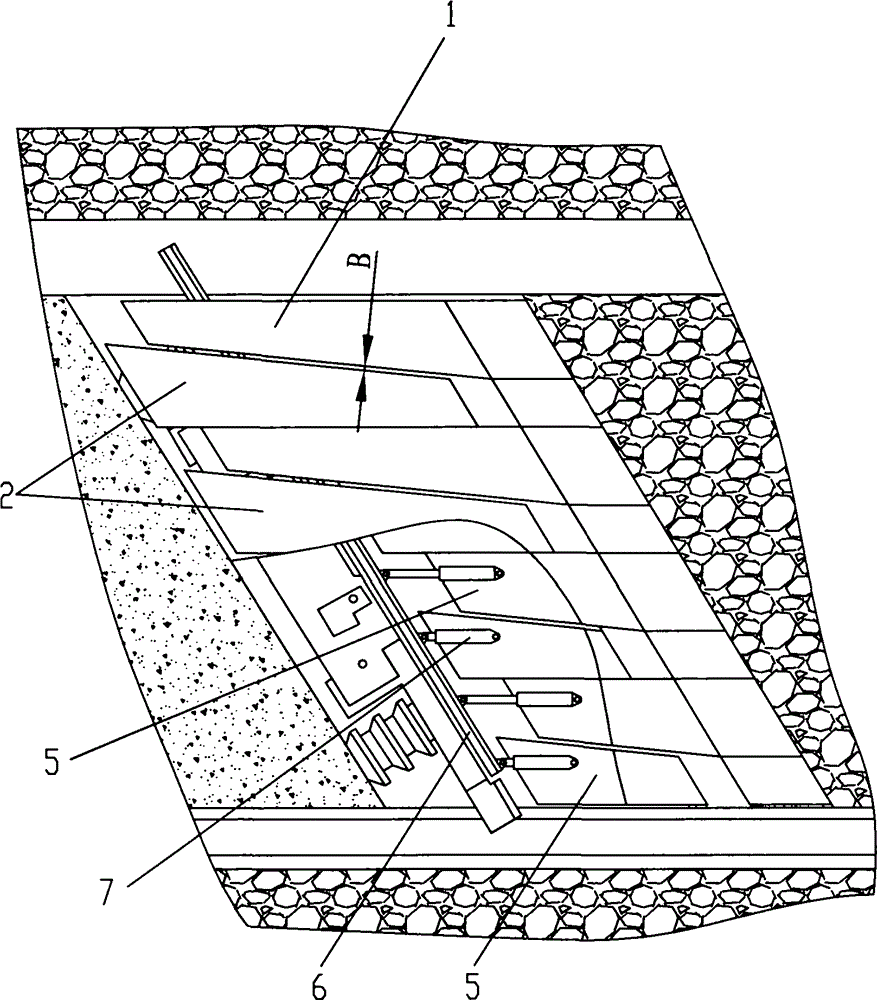 Shield support and support method for bow pseudo-inclined fully mechanized coal mining face