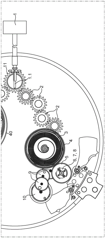 Timepiece comprising a repeater mechanism and a control mechanism with an integrated release lock