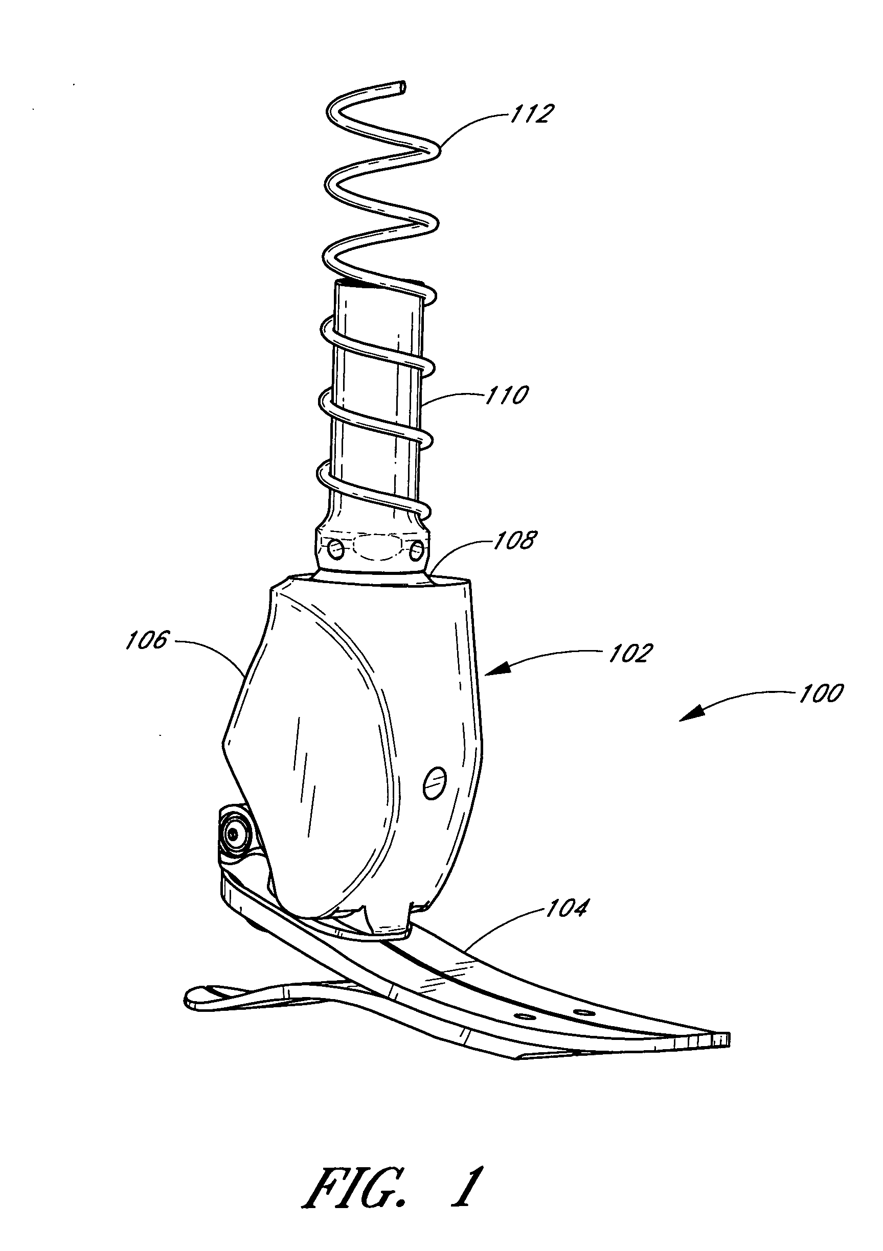 System and method for motion-controlled foot unit