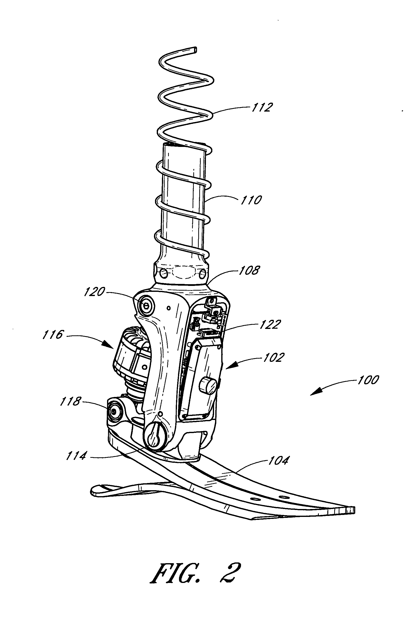 System and method for motion-controlled foot unit