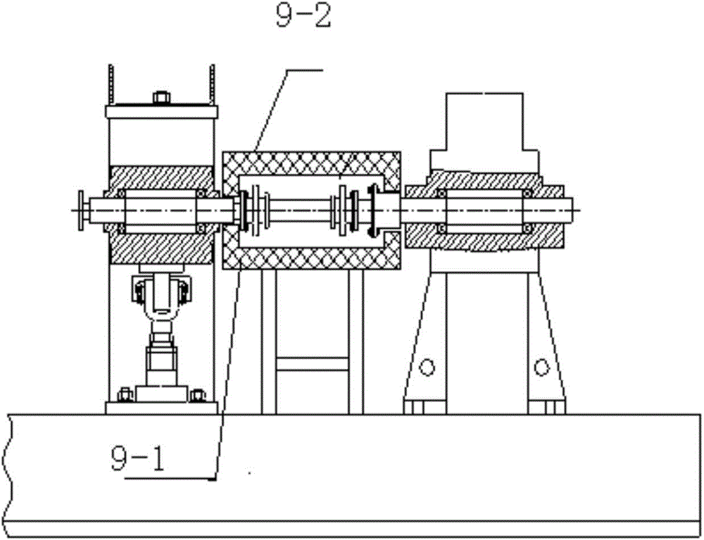 High and low temperature environment simulation test device