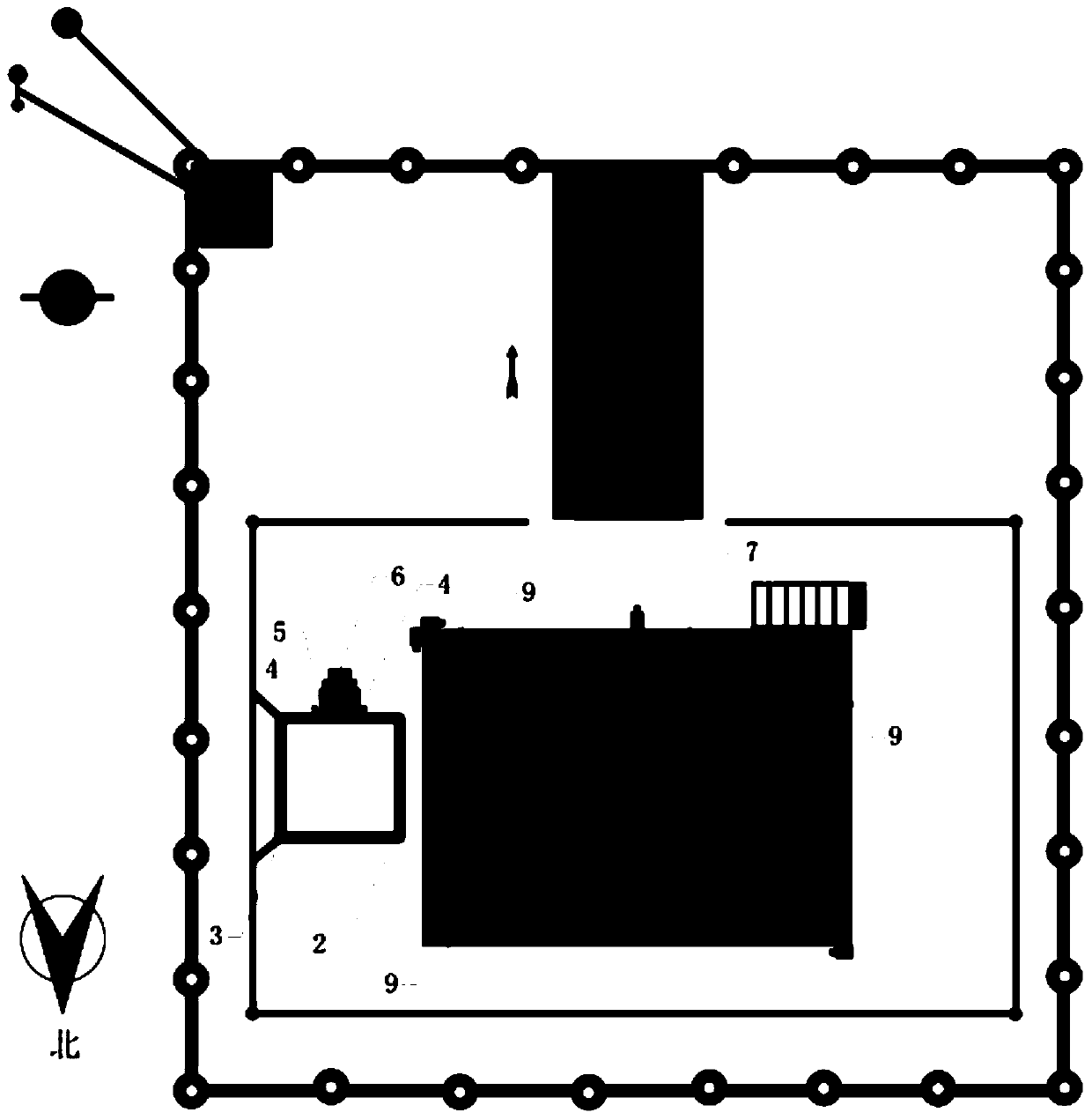 Spectrum collecting system for water surface imaging of shallow lake and synchronous automatic monitoring method