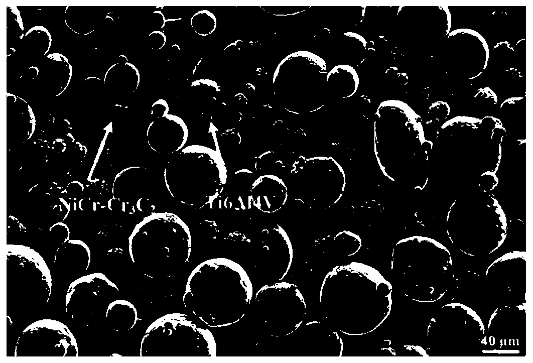 Anti-oxidation high-hardness wear-resistant coating on surface of titanium alloy and preparation method