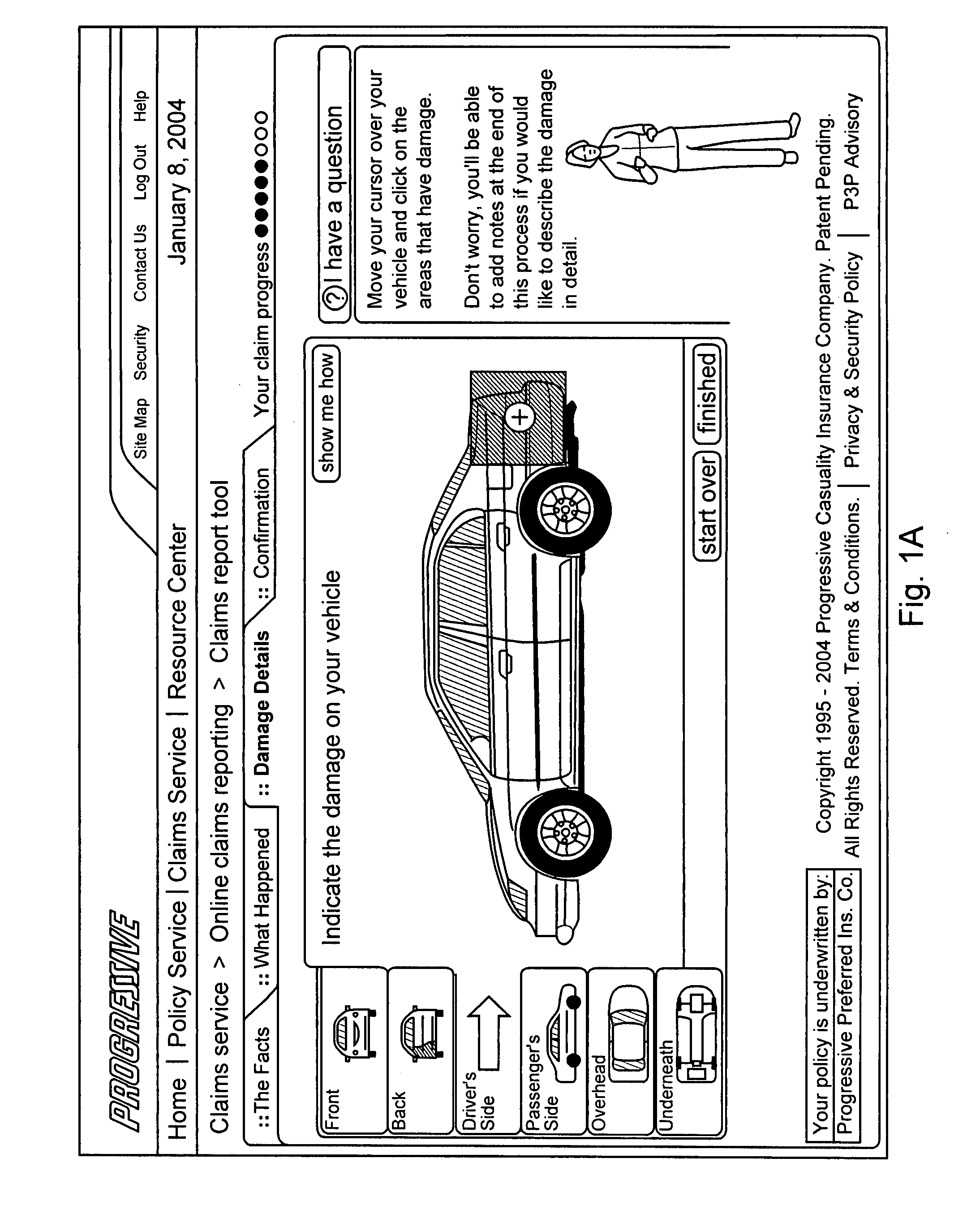 Rich claim reporting system