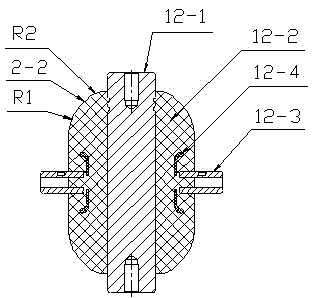 Double-pole dry air or nitrogen insulated metal closed switch cabinet for high-speed railway