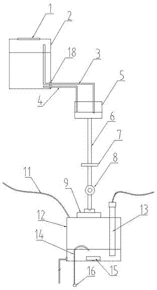 Reaction tank for water sample detection