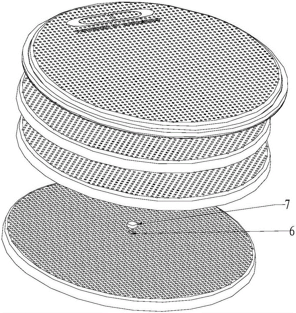 Netted electronic drum