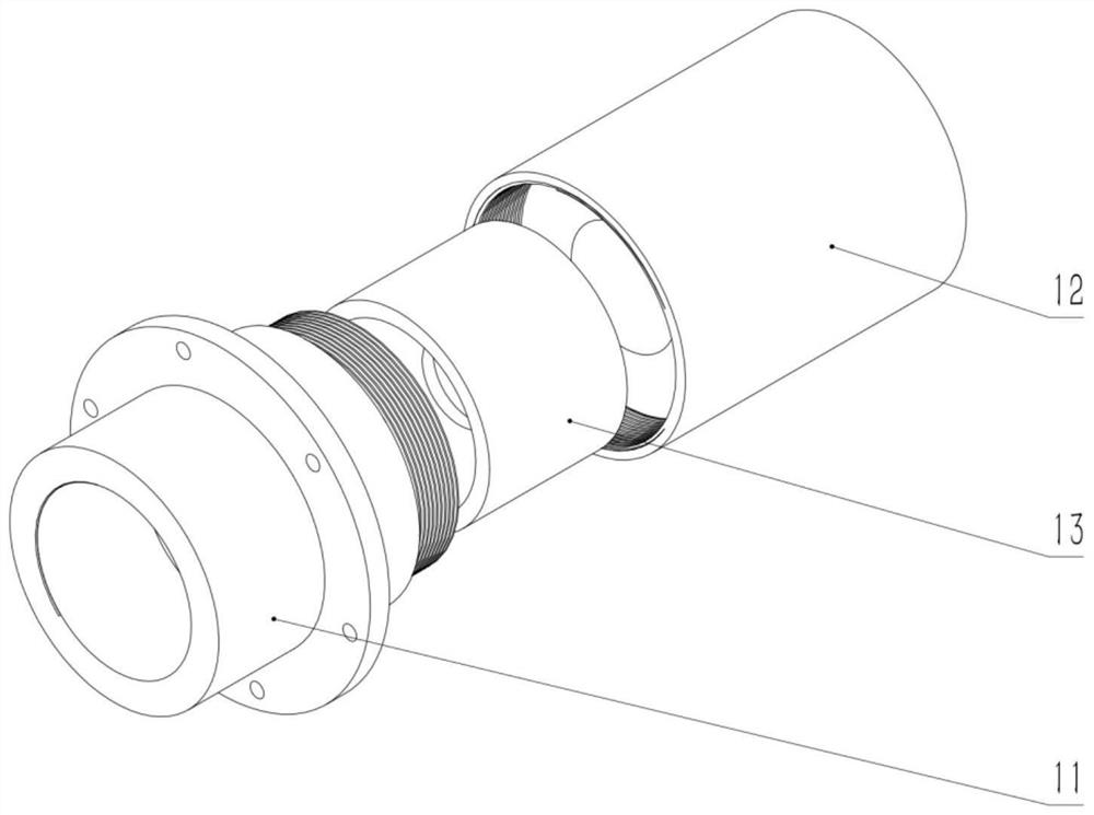 Motor-driven gas vane servo control mechanism testing device