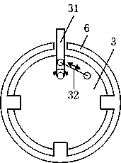 First baffle and nostril lighting device with same