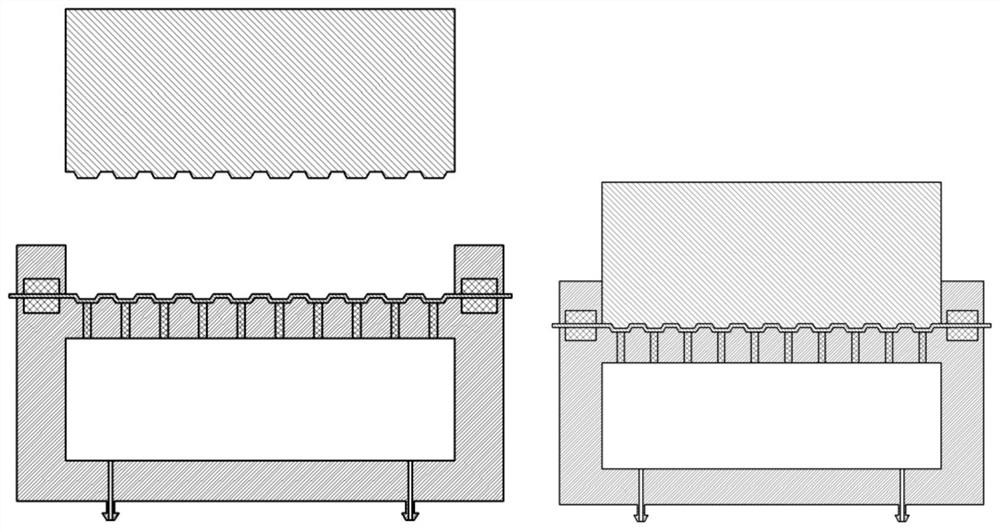 Bipolar plate manufacturing device and method based on positive and negative pressure auxiliary forming