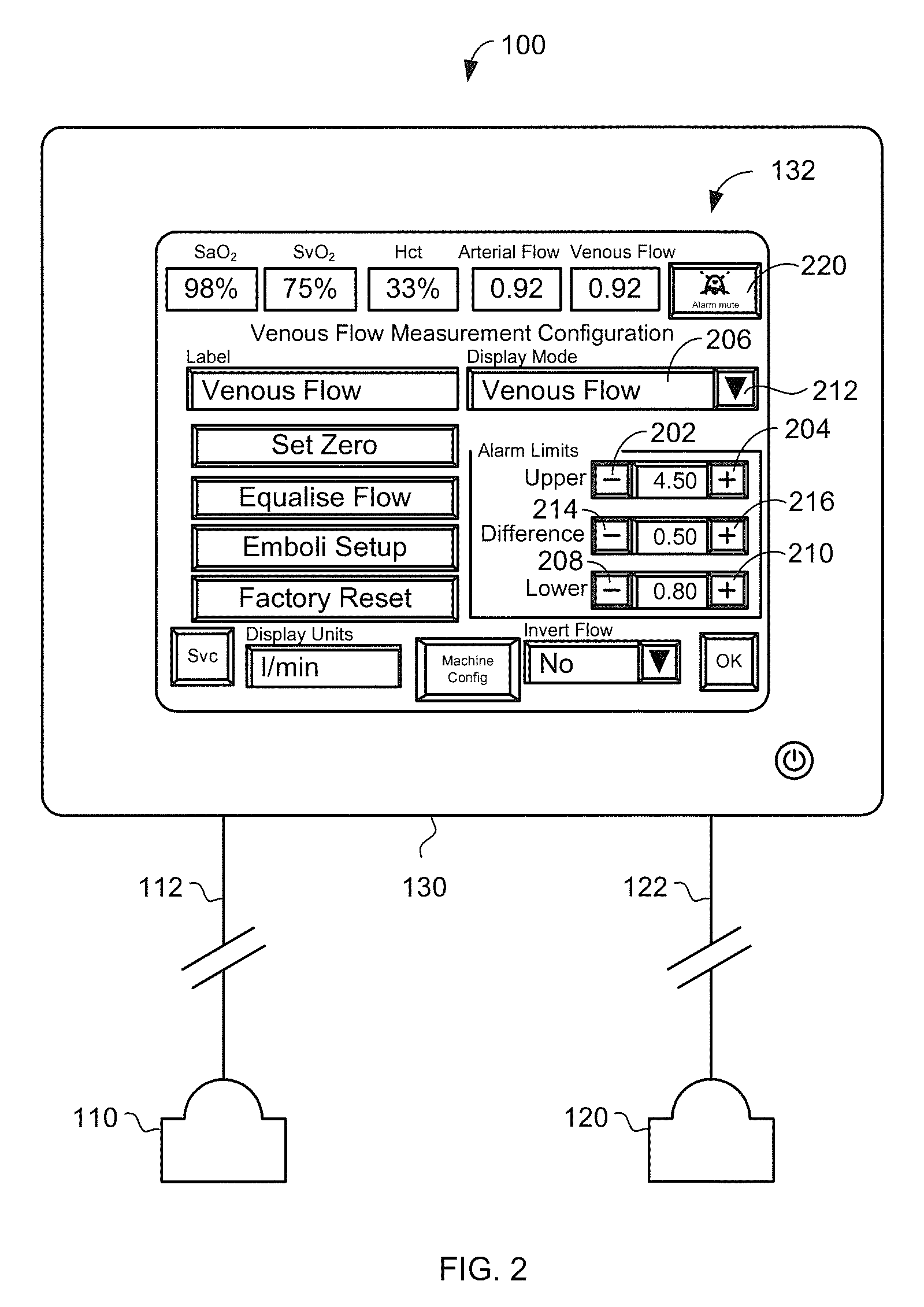 Dual flow blood monitoring system