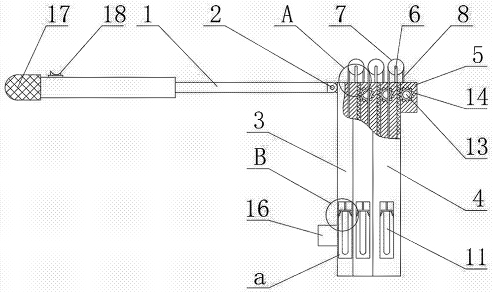 Portable sewage sample collecting device