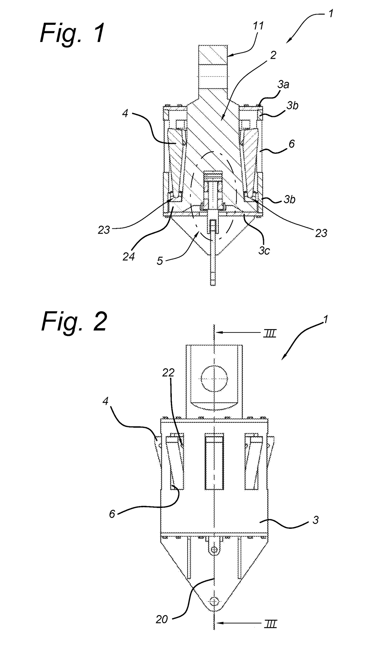 Lifting device for picking up a member from the bottom of the sea