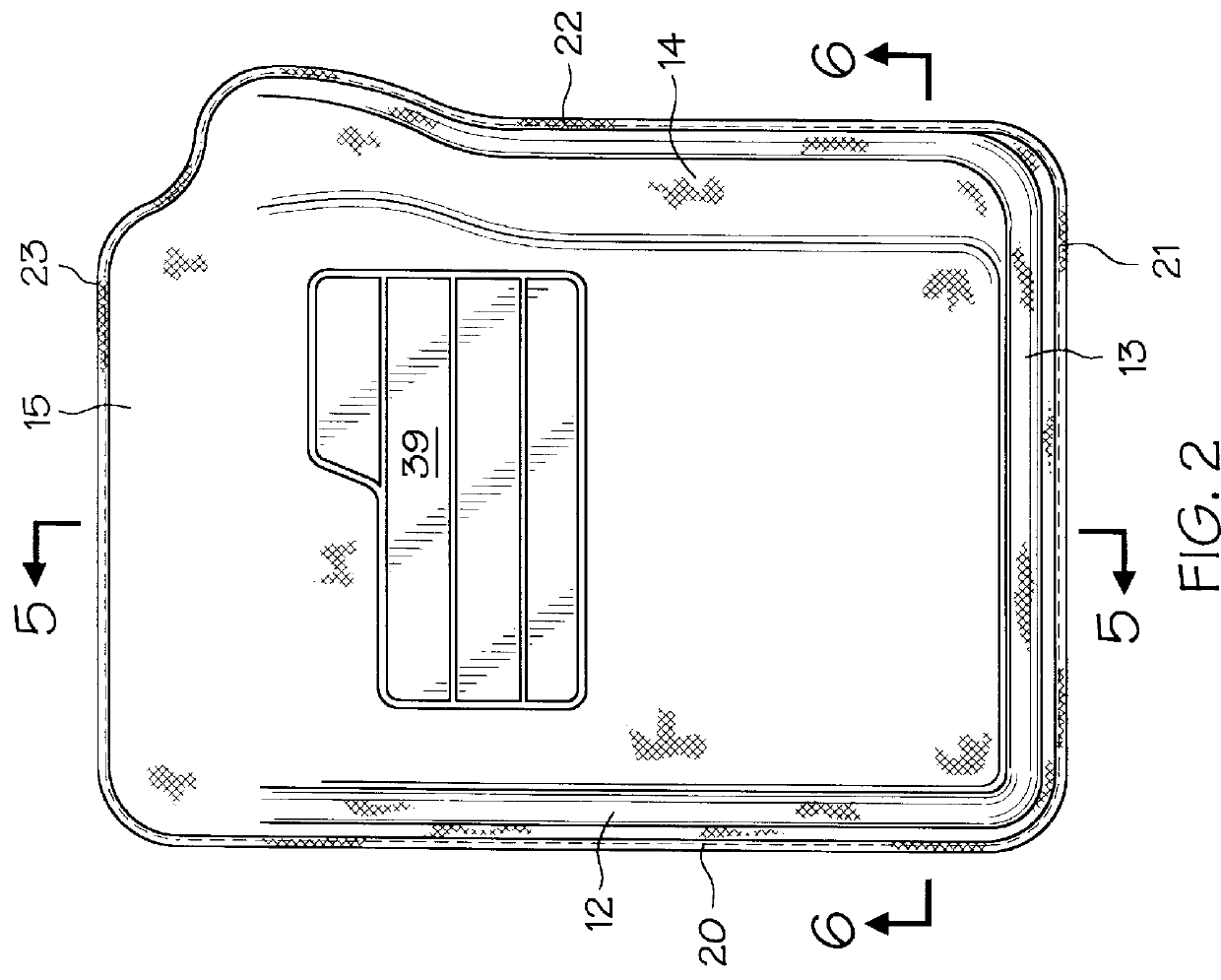 Auxiliary molded floor mats