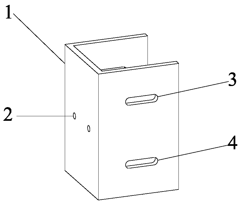 Fabricated concrete beam column sliding self-resetting joint connecting structure and splicing method