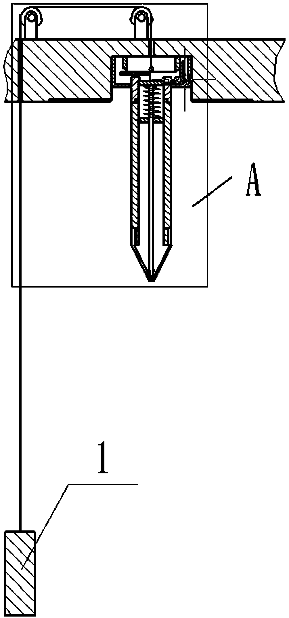 Counter pen for protecting refill