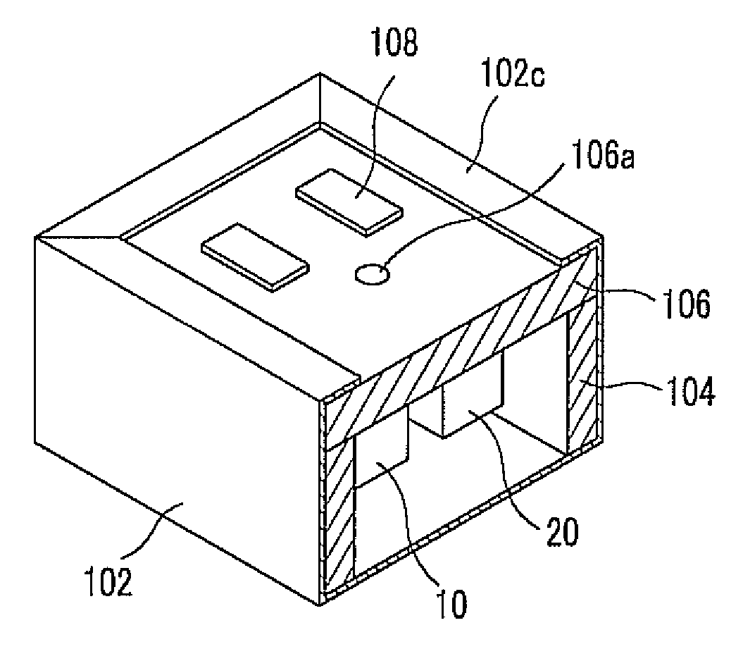 MEMS microphone package having sound hole in PCB