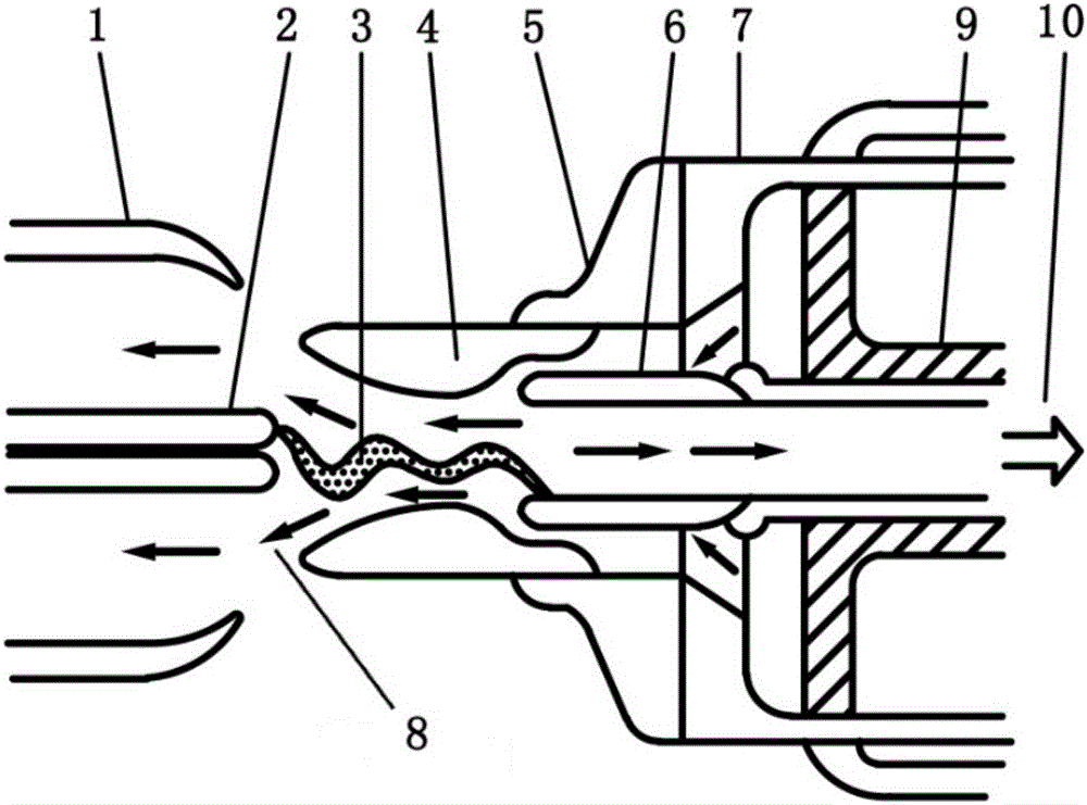 Nano-modified polytetrafluoroethylene composite material, arc-quenching nozzle and preparation method thereof, and high voltage circuit breaker