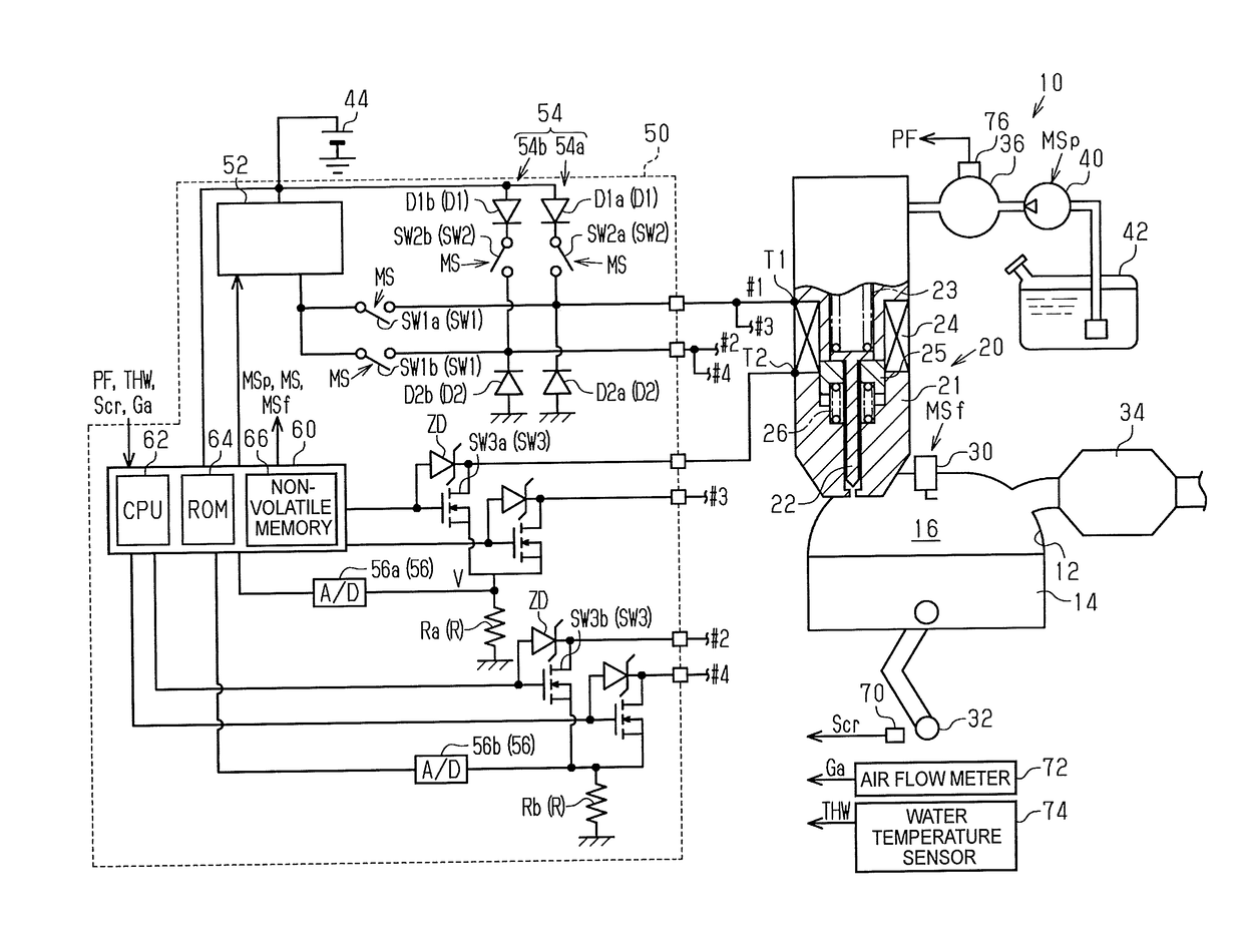 Fuel injection control device and fuel injection control method for internal combustion engine