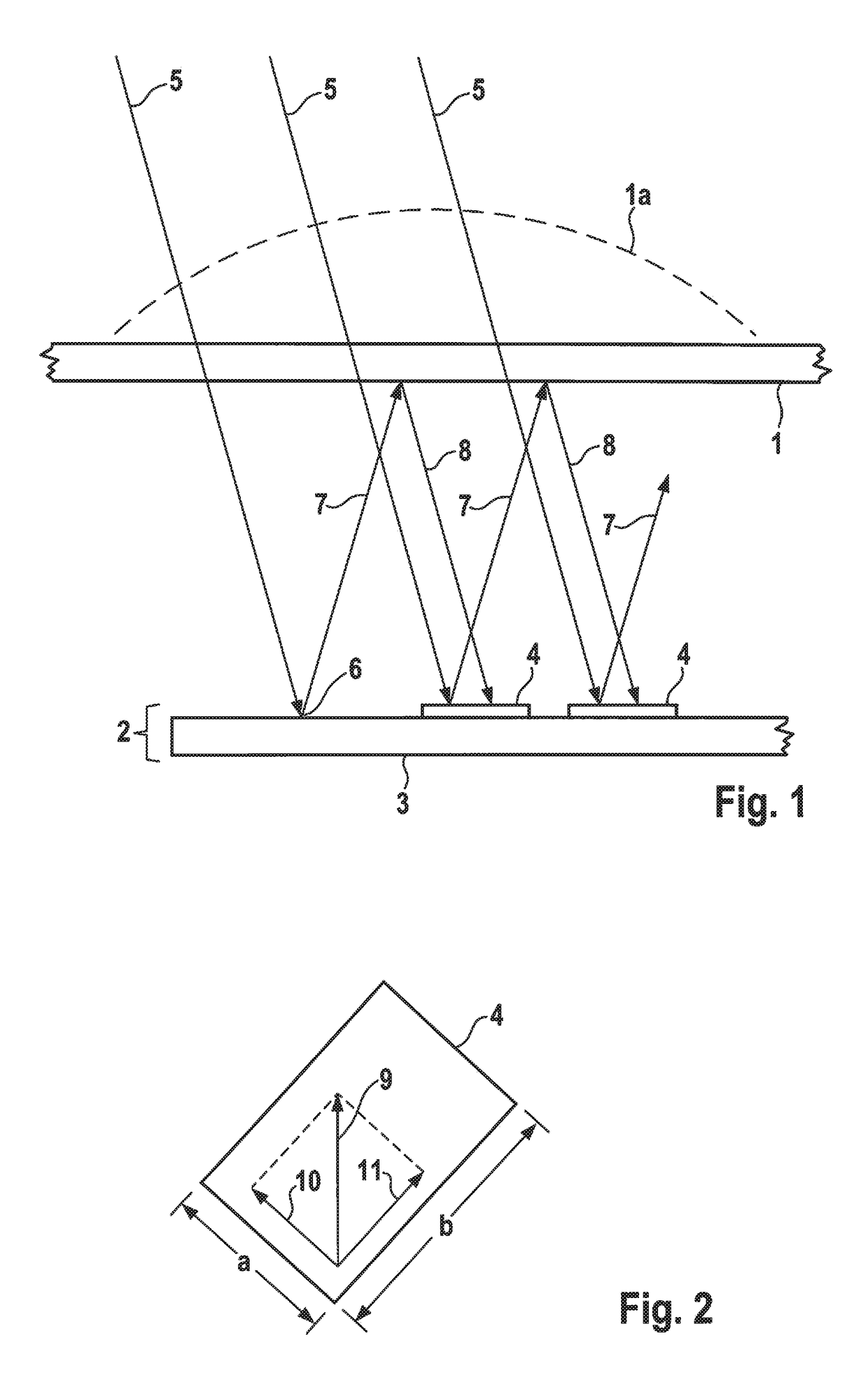 Device for receiving microwave radiation