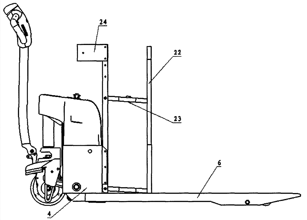 Novel tray truck and carrying method thereof