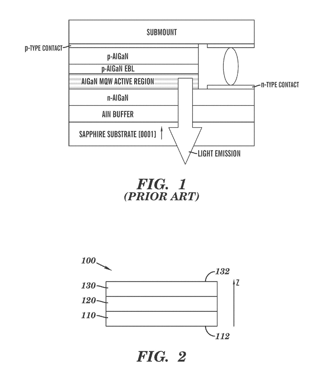 Ultraviolet light emitting diodes