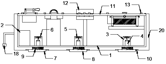 Electronic teaching test box