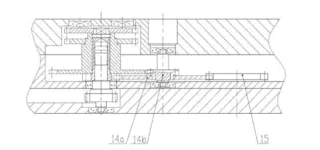 Annular hour-minute hand display mechanism of mechanical watch