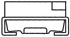 Encapsulation module for surface mounted RGB-LED (Red, Green, Blue-Light Emitting Diode) and manufacturing method thereof