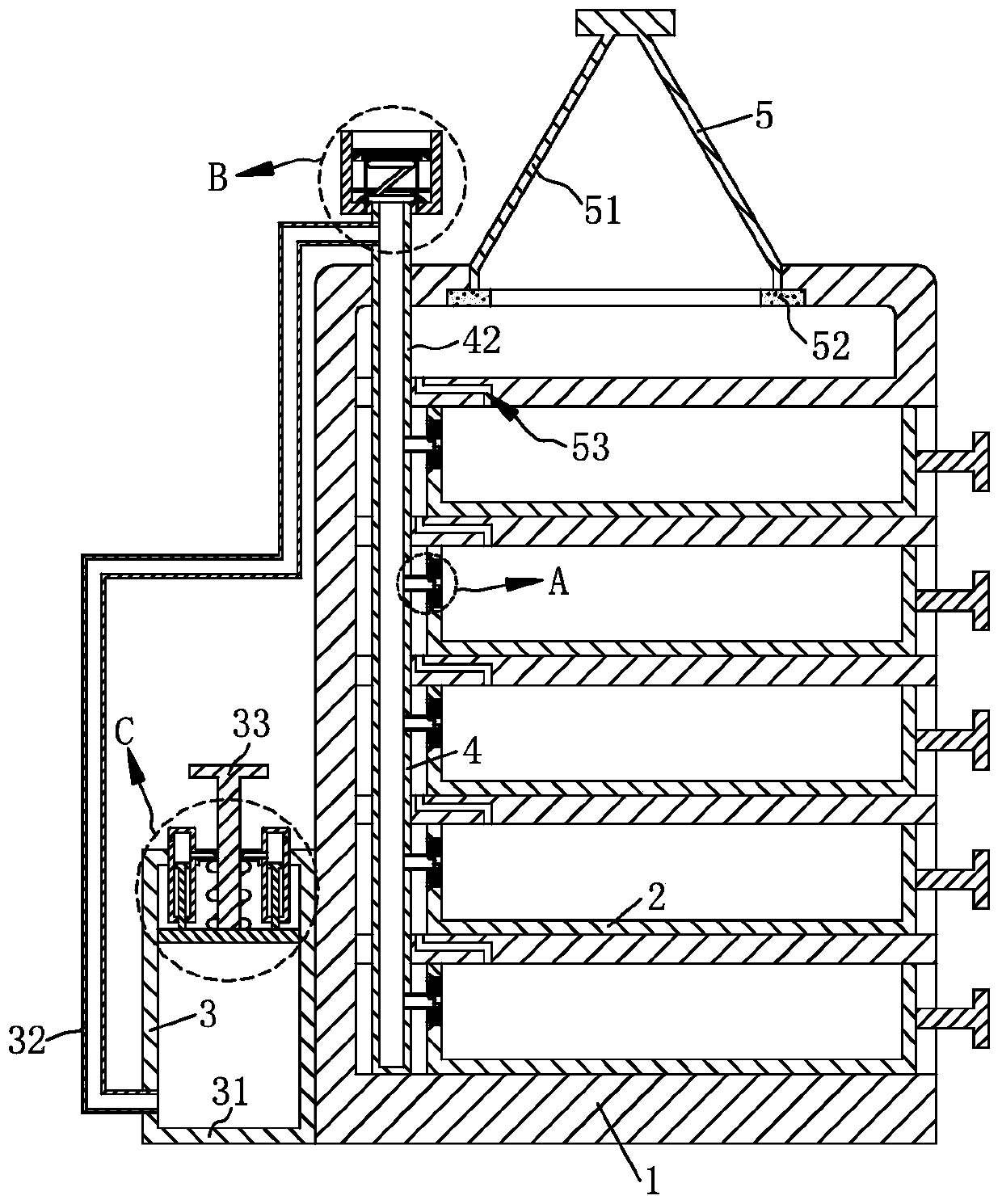 Injection device for hair follicle stem cell culture and using method