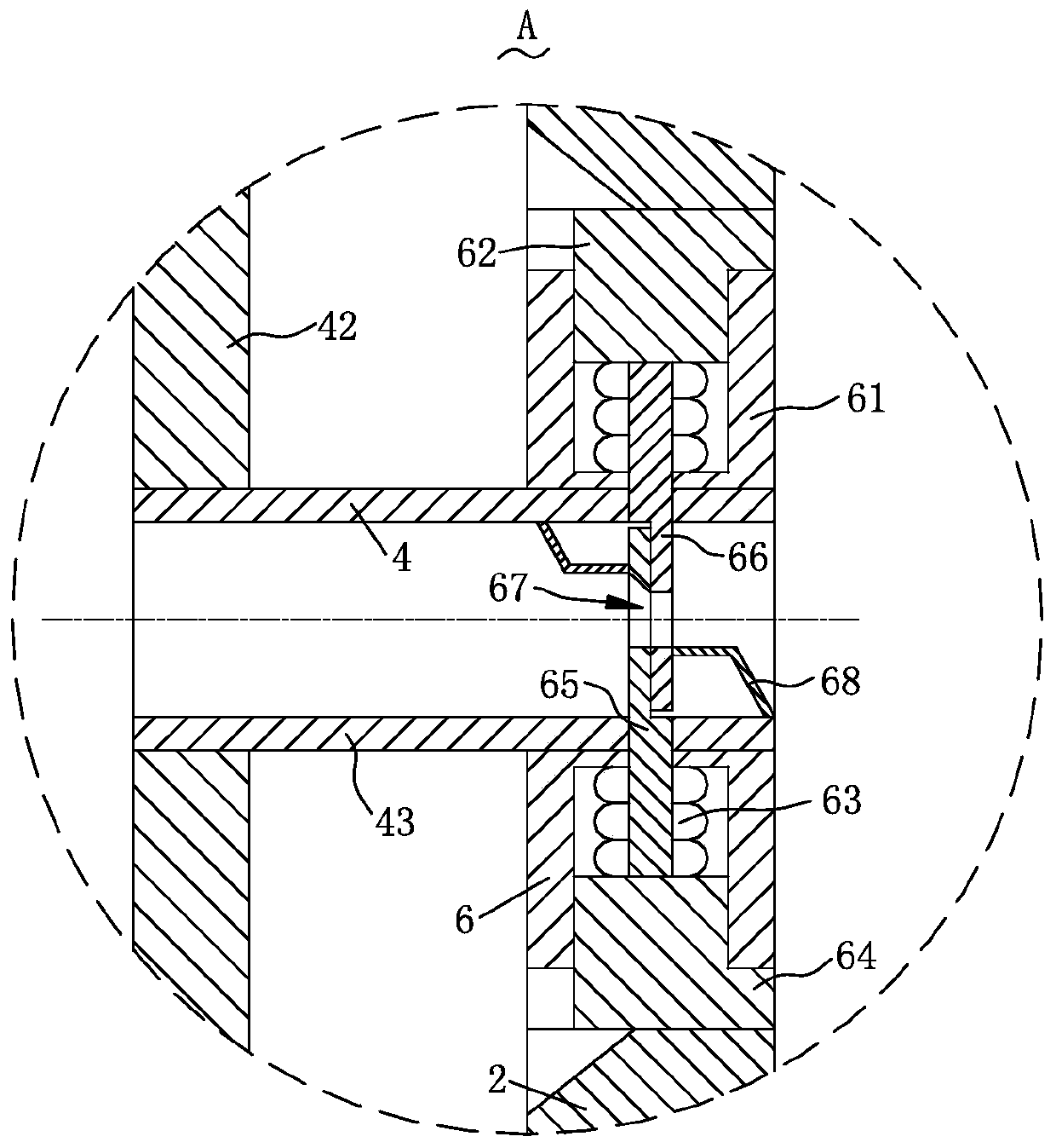 Injection device for hair follicle stem cell culture and using method