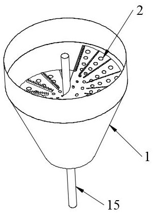 Raw medicinal material screening device in traditional Chinese medicine pill preparation