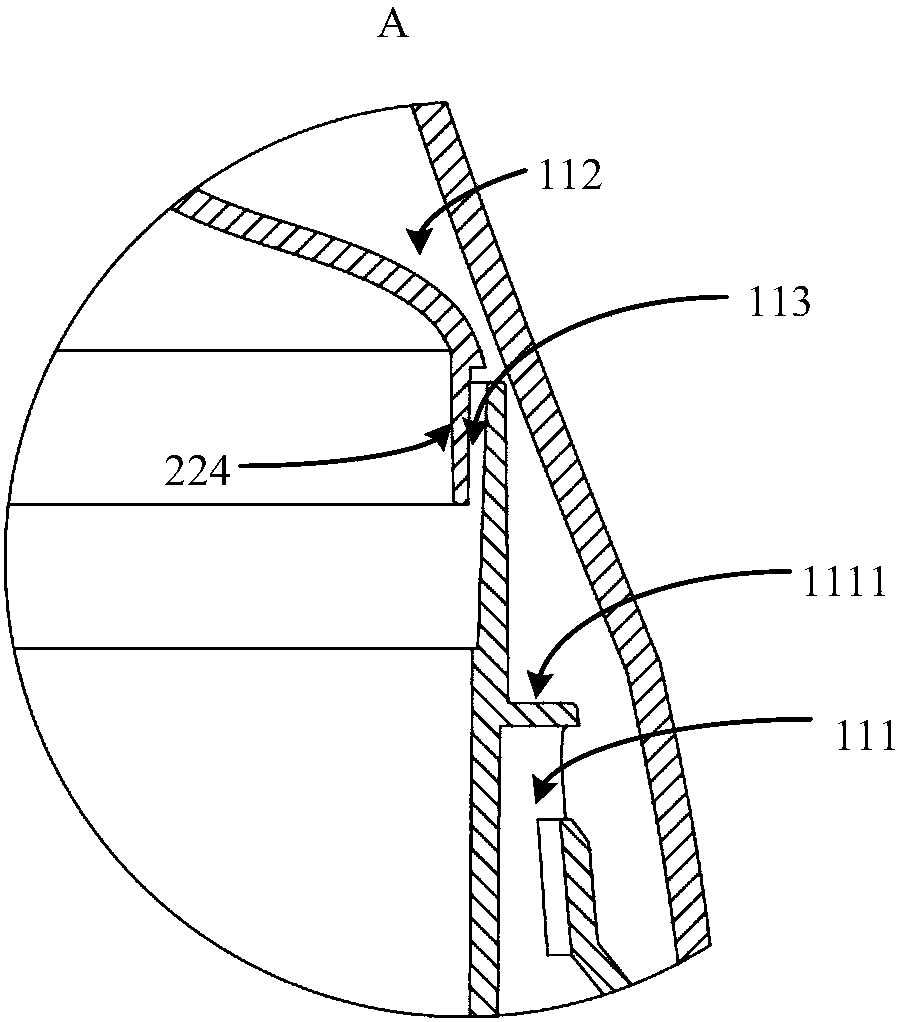 Annular air inlet atomizing humidifier