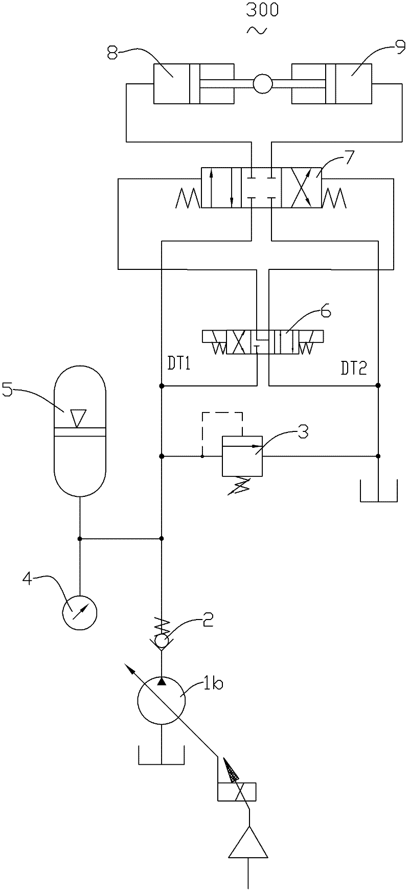 Pumping equipment and distribution hydraulic system and heating method thereof